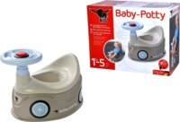 BIG Baby-Potty baba bili játék kormánnyal - Szürke