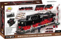 COBI DR BR 52 Gőzmozdony & Vasúti jelzőlámpa 2747 darabos Építőjáték