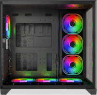 NJOY AURA Számítógépház - Fekete