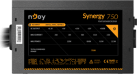 NJOY 750W Synergy 80 Plus White Tápegység (Bulk)