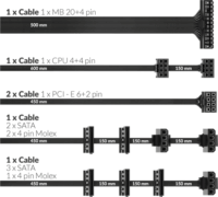 NJOY 750W Synergy 80 Plus White Tápegység (Bulk)