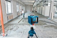 Bosch GRL 300 HVG Professional Forgólézer Szintező készlet 300m + Állvány