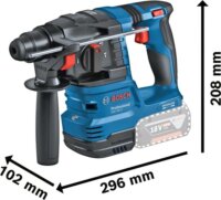 Bosch GBH 18V-22 Professional Solo Akkus Fúró-vésőkalapács 18Volt