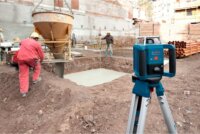 Bosch GRL 400 H Professional Forgólézer Szintező készlet 400m + Állvány