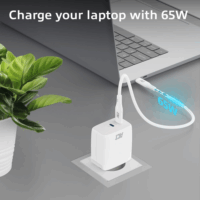 ACT AC2165 2 x USB-C Hálózati töltő - Fehér 65W