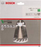 Bosch Optiline Fa Körfűrészlap Ø 160mm 36 fog