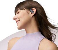 Shokz OpenFit Air Bluetooth Csontrezgéses Sport Fülhallgató Headset - Fekete