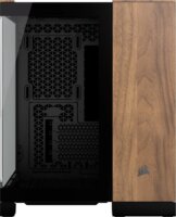 Corsair 2500X Mini Tower Extended ATX számítógépház - Fekete fém / Dió fa