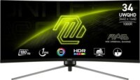 MSI 34" 345CQRDE MAG Gaming 16:9 UWQHD VA LED Ívelt Monitor