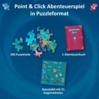 Kosmos 683597 Az Erdő Fénye 200 darabos Kaland társasjáték Puzzle