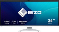 EIZO 34" EV3450XC-WT FlexScan 21:9 UWQHD WebCam IPS LED Monitor - Fehér