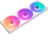 NZXT F360 RGB CORE PWM 120mm Rendszerhűtő ventilátor 3db - Fehér