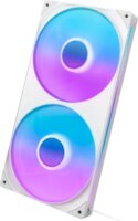 NZXT F280 RGB CORE PWM 120mm Rendszerhűtő ventilátor 2db - Fehér