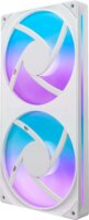 NZXT F280 RGB CORE PWM 120mm Rendszerhűtő ventilátor 2db - Fehér