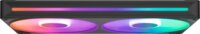 NZXT F280 RGB CORE PWM 120mm Rendszerhűtő ventilátor 2db - Fekete