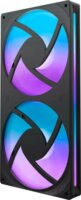 NZXT F280 RGB CORE PWM 120mm Rendszerhűtő ventilátor 2db - Fekete