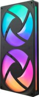 NZXT F280 RGB CORE PWM 120mm Rendszerhűtő ventilátor 2db - Fekete