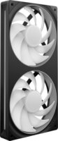 NZXT F280 RGB CORE PWM 120mm Rendszerhűtő ventilátor 2db - Fekete