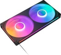 NZXT F280 RGB CORE PWM 120mm Rendszerhűtő ventilátor 2db - Fekete