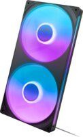 NZXT F280 RGB CORE PWM 120mm Rendszerhűtő ventilátor 2db - Fekete
