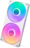 NZXT F240 RGB CORE PWM 120mm Rendszerhűtő ventilátor 2db - Fehér