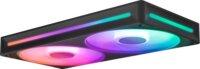 NZXT F240 RGB CORE PWM 120mm Rendszerhűtő ventilátor 2db - Fekete
