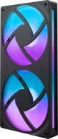 NZXT F240 RGB CORE PWM 120mm Rendszerhűtő ventilátor 2db - Fekete