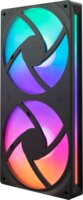 NZXT F240 RGB CORE PWM 120mm Rendszerhűtő ventilátor 2db - Fekete