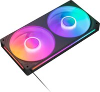 NZXT F240 RGB CORE PWM 120mm Rendszerhűtő ventilátor 2db - Fekete