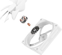 NZXT F120P PWM 120mm Rendszerhűtő ventilátor - Fehér