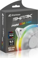 Sharkoon SHARK Blades PWM ARGB 120mm Rendszerhűtő ventilátor - Fehér