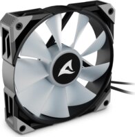 Sharkoon Rebel F50 PWM ARGB 120mm Rendszerhűtő ventilátor - Fekete