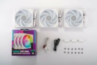 Cooler Master Mobius 120P ARGB 120mm Rendszerhűtő ventilátor 3db - Fehér