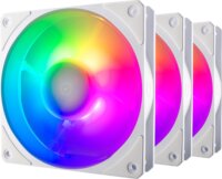 Cooler Master Mobius 120P ARGB 120mm Rendszerhűtő ventilátor 3db - Fehér