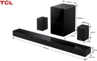 TCL Q85HE Soundbar 7.1.4 Hangprojektor 860 Watt - Fekete