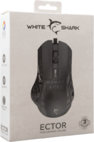 White Shark GM-5016B ECTOR-B Vezetékes Gaming Egér - Fekete