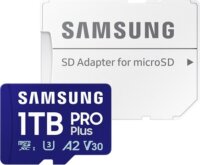 Samsung 1TB PRO Plus MB-MD1T0SA/EU microSDXC UHS-I CL10 Memóriakártya + Adapter