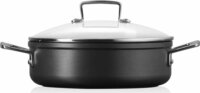Le Creuset Tapadásmentes mély serpenyő üvegtetővel 28cm - Fekete
