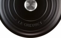 Le Creuset Signature kerek Öntöttvas Sütőtál 30 cm - Fekete