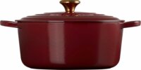 Le Creuset Signature kerek Öntöttvas Sütőtál 28cm - Bordó