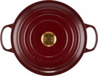 Le Creuset Signature kerek Öntöttvas Sütőtál 28cm - Bordó