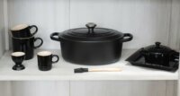 Le Creuset Signature kerek Öntöttvas Sütőtál 35cm - Fekete