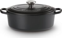 Le Creuset Signature kerek Öntöttvas Sütőtál 35cm - Fekete