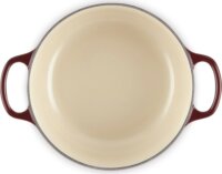 Le Creuset Signature kerek Öntöttvas Sütőtál 31cm - Bordó