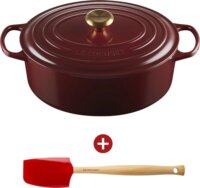Le Creuset Signature kerek Öntöttvas Sütőtál 31cm - Bordó