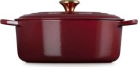 Le Creuset Signature ovális Öntöttvas Sütőtál 29cm - Bordó