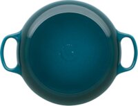 Le Creuset Signature kerek Öntöttvas Serpenyő 30cm - Türkiz