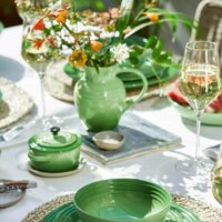 Le Creuset Mini tálaló cserépedény 10x5cm - Bambusz zöld
