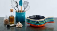 Le Creuset Signatúra Öntöttvas serpenyő 23cm - Narancs