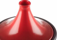Le Creuset Öntöttvas Tajine Pároló Edény 31cm - Cseresznyevörös